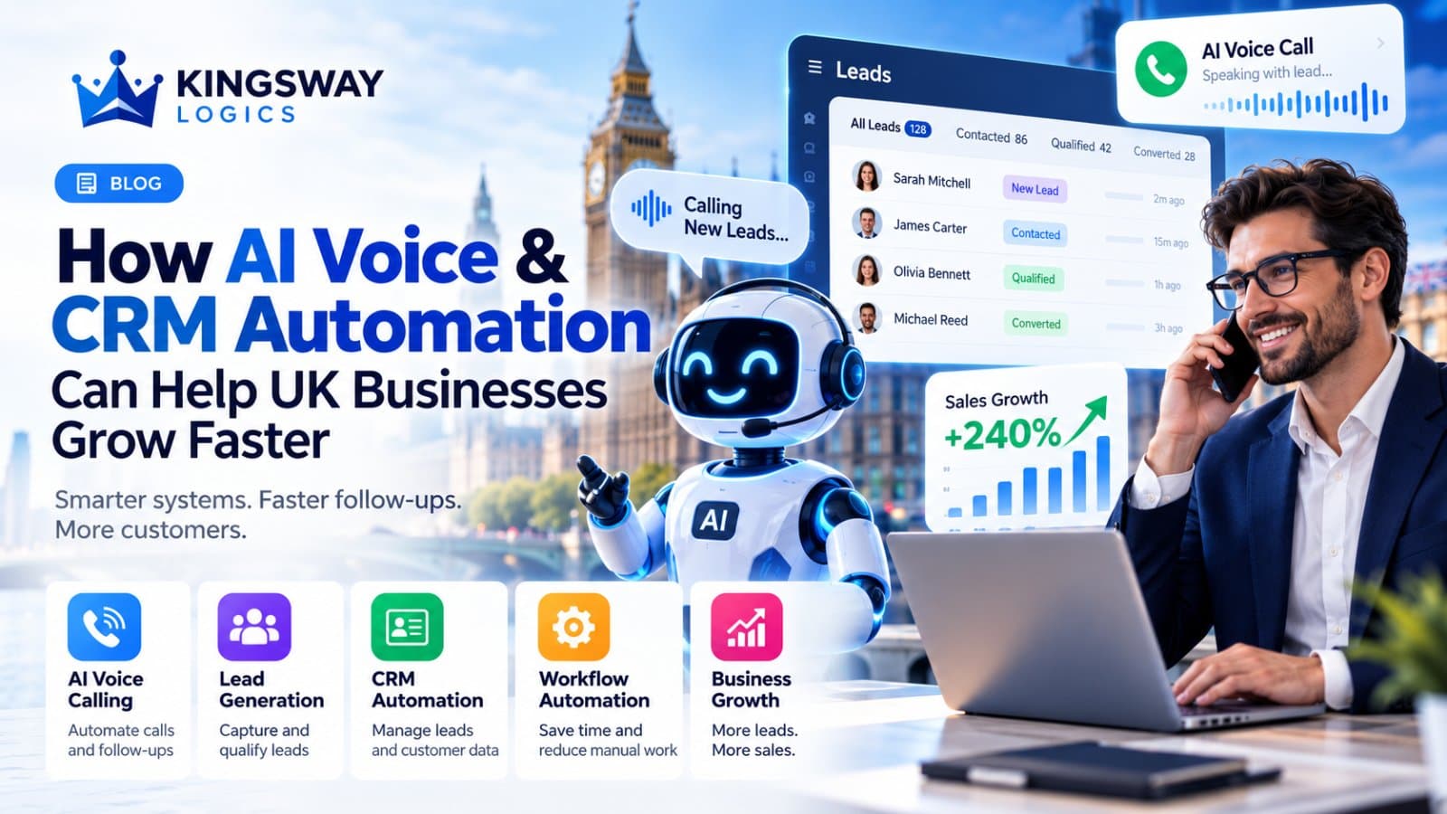 How AI Voice & CRM Automation Can Help UK Businesses Grow Faster